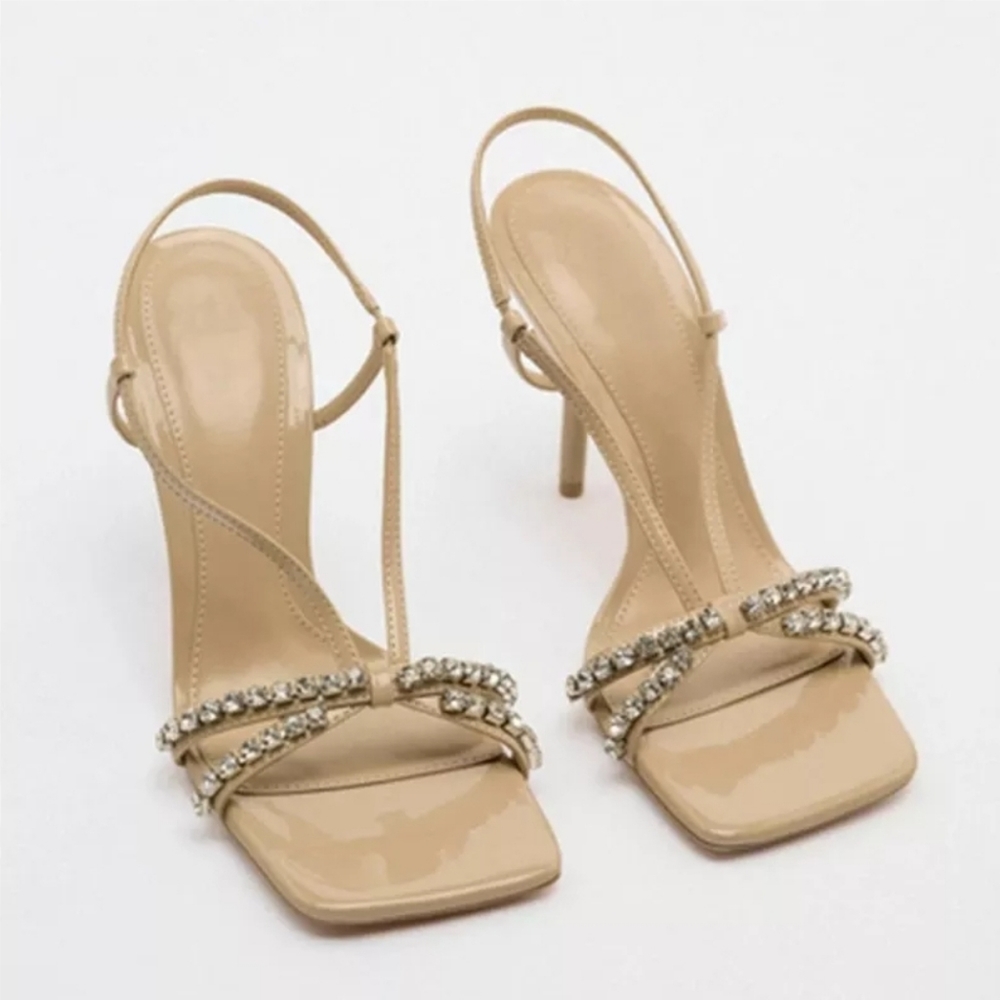 Beige heel sz5